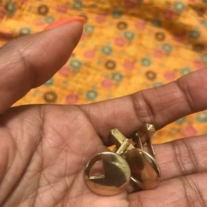 Vintage 1960's Swank Bronze Cuff Links